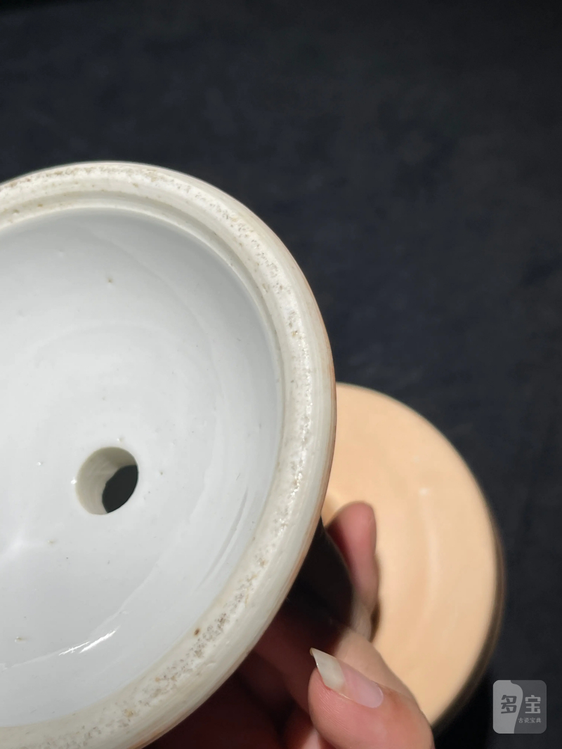 民国 粉彩人物纹皮灯一对 - 图28